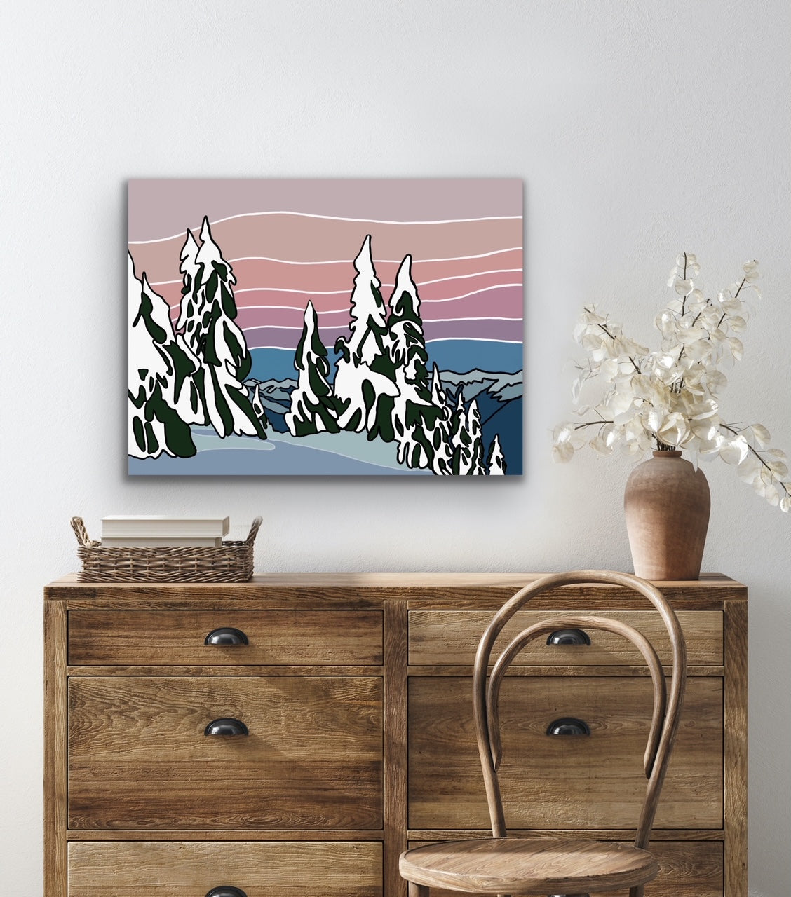 Cypress Colours Canvas Print