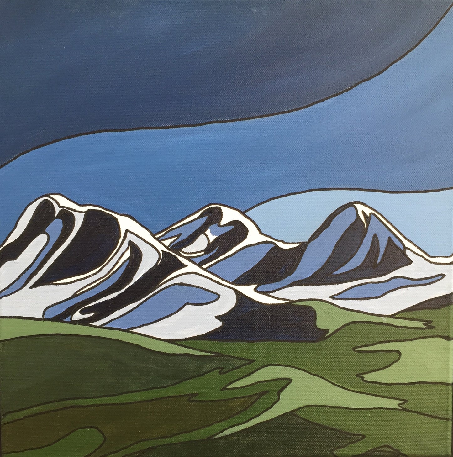 Snow Capped Golden Ears - SOLD