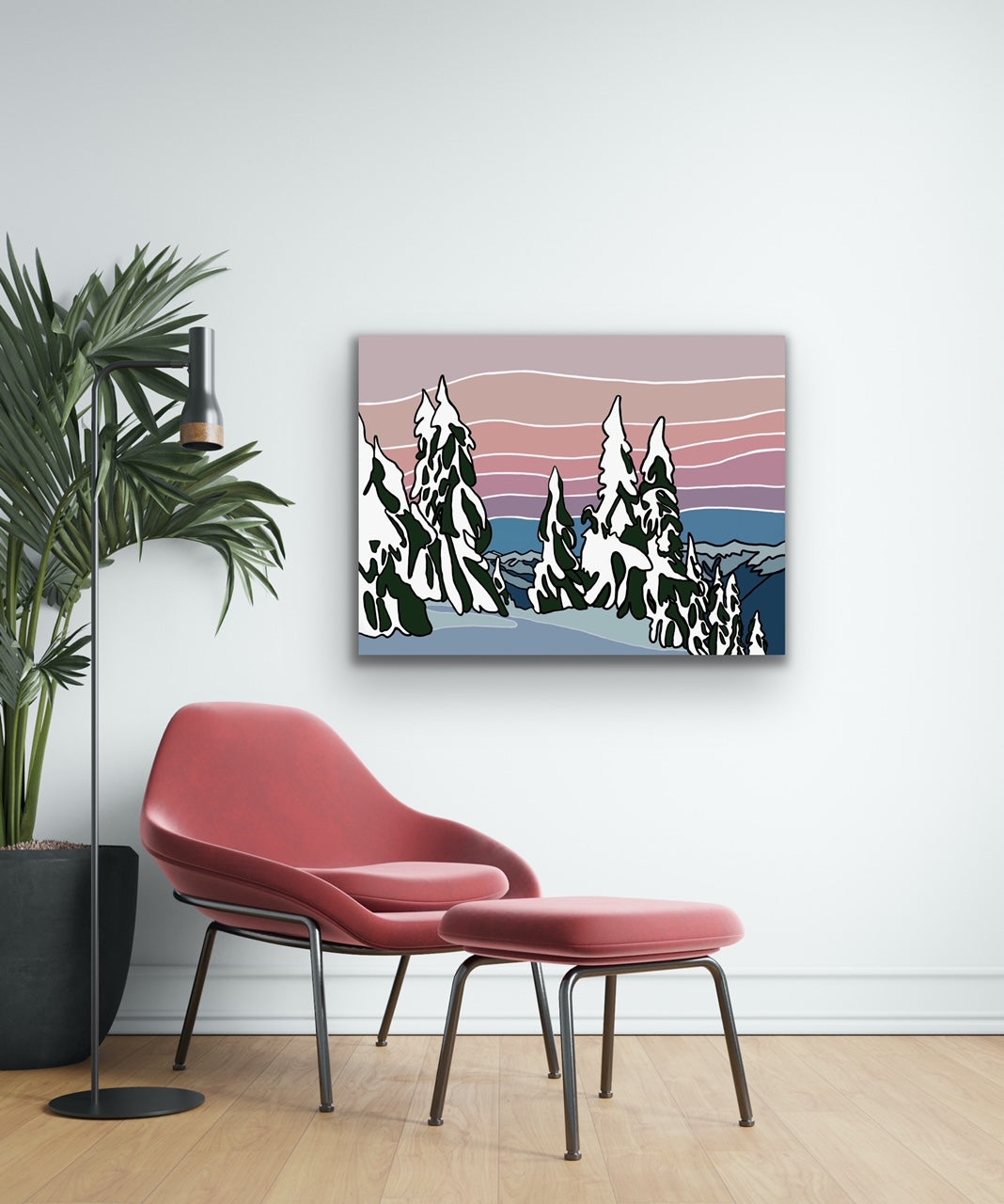 Cypress Colours Canvas Print